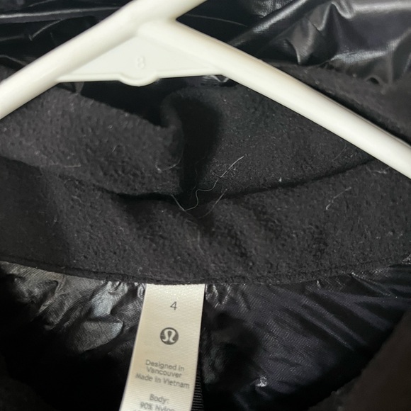 lululemon Down For it All Black shine Women's jacket - Picture 3 of 5